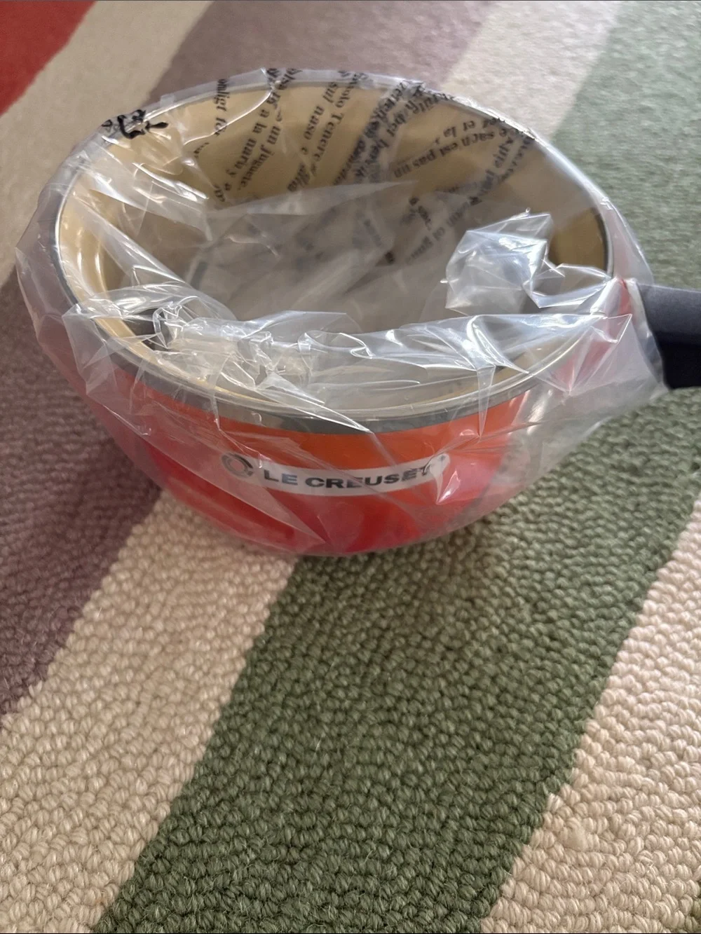 Le Creuset Flame Saucepan with Glass Lid - New in Box
